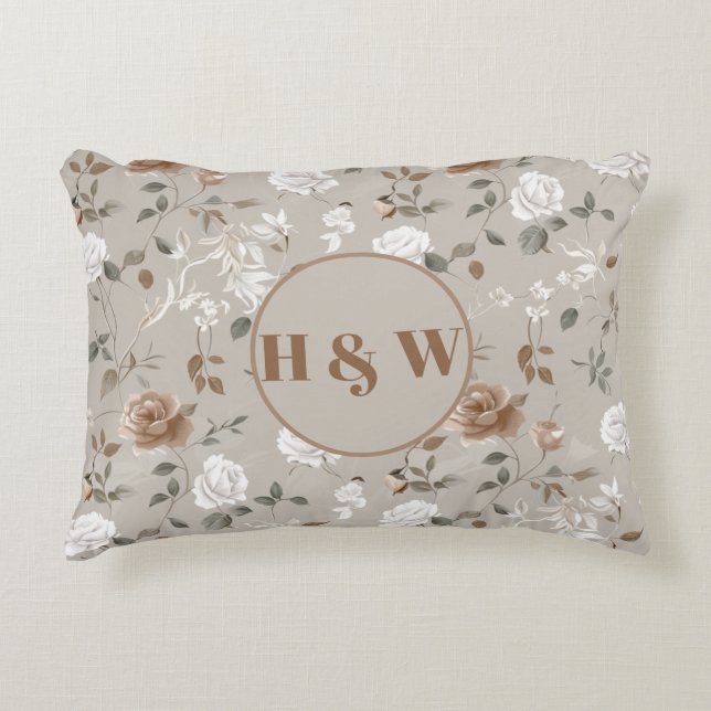 Dekorfyllning för Ro och Mönster i elegant Prydnadskudde (Framsidan)