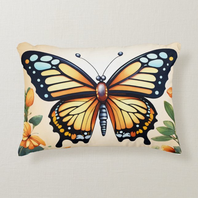 Dekorfyllning för vektorbild prydnadskudde (Framsidan)