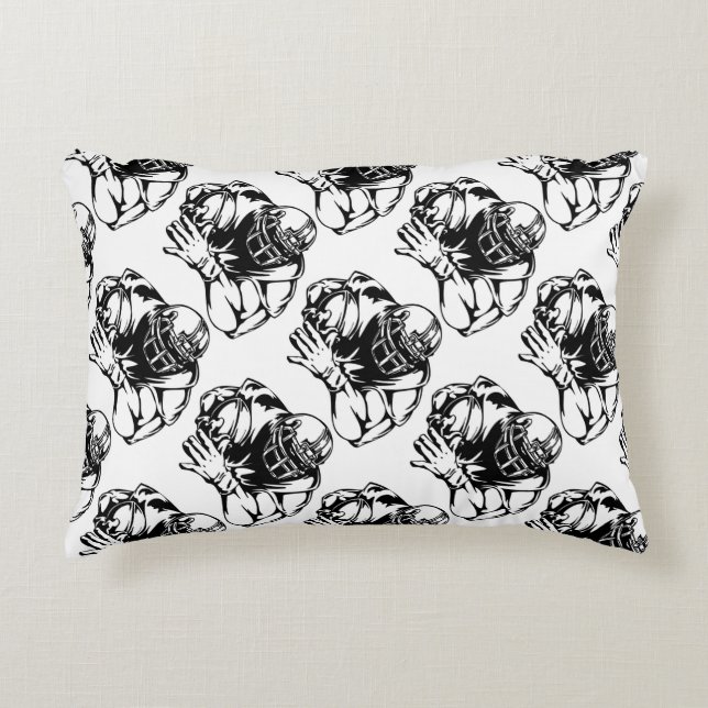 Dekorfyllning/fotboll Prydnadskudde (Framsidan)