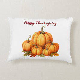 Dekorfyllning - Happy thanksgiving dekorfyllning. Prydnadskudde