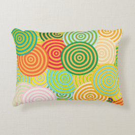 Dekorfyllning med cirkel prydnadskudde