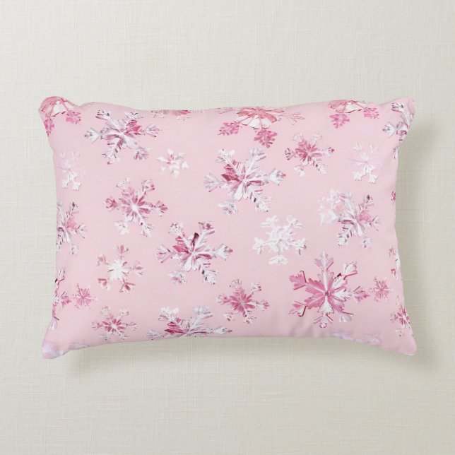 Dekorfyllning och kudde som ger rosa drömmar (Framsidan)