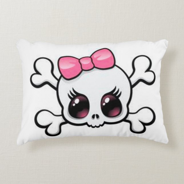 Dekorfyllning/Skull Prydnadskudde (Framsidan)