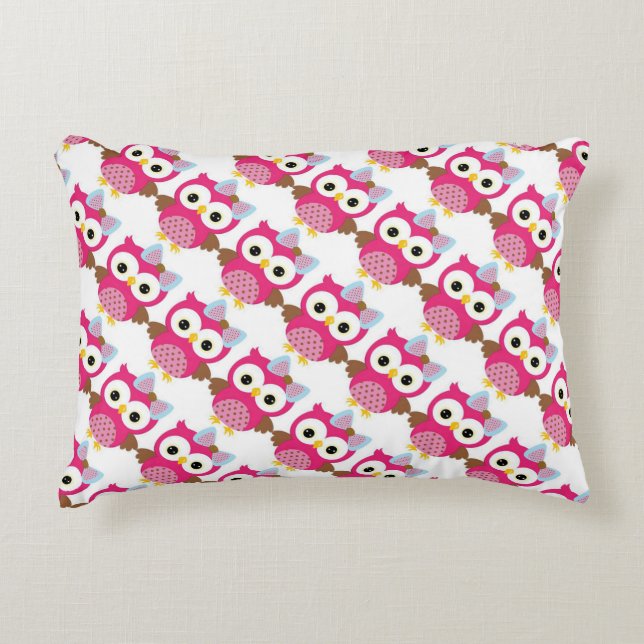 Dekorfyllning/Uggla Prydnadskudde (Framsidan)