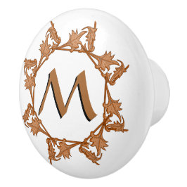 Dekorglas - Bladcirkel och inledande Knopp