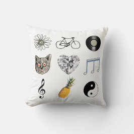 Dekoridé om söt giftigt tema kudde