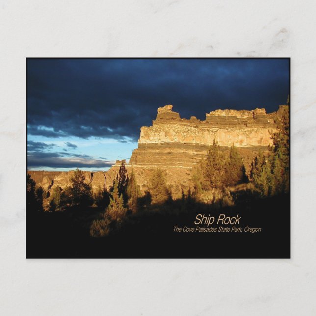 Dekorlampa på Sten vykort för Frakt (Framsida)