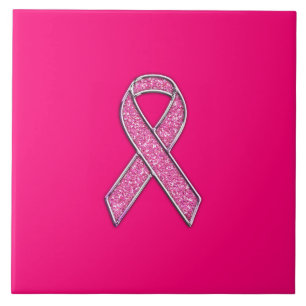 Dekorns medvetandegrad om Rosa i Glitter Stil Kakelplatta