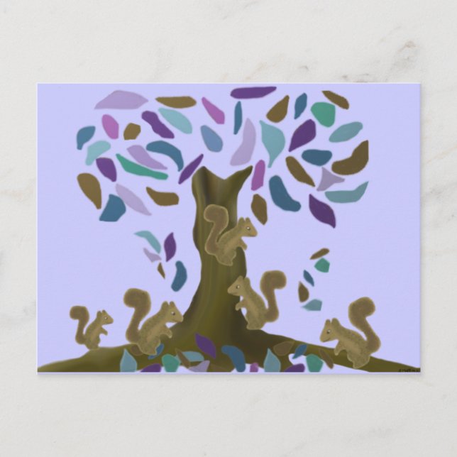 Dekorns Treehouse Vykort (Framsida)