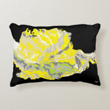 Dekorpanel 16 x 12 tum Gul ros