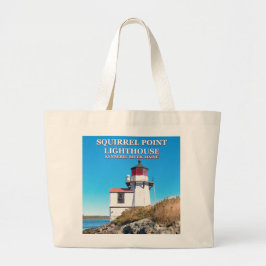 Dekorpunkt fyr, Maine Tote Bag Jumbo Tygkasse