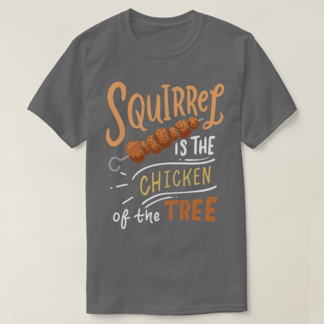 Dekorren är Trädens kyckling T Shirt (Design framsida)