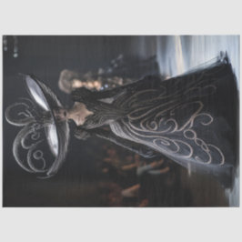 Dekorsisk svart gul modell med hög Mode