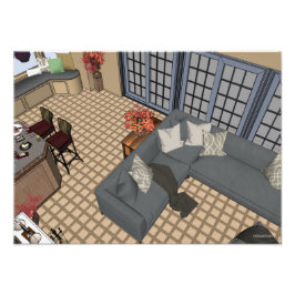 Dekorteckning för DesignCenter Fototryck