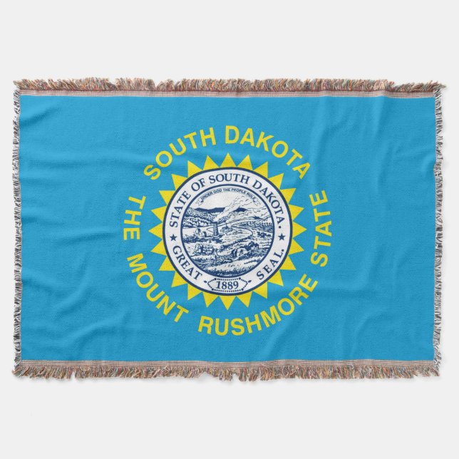 dekretet för Statlig flagga i södra Dakota Mysfilt (Framsidan)