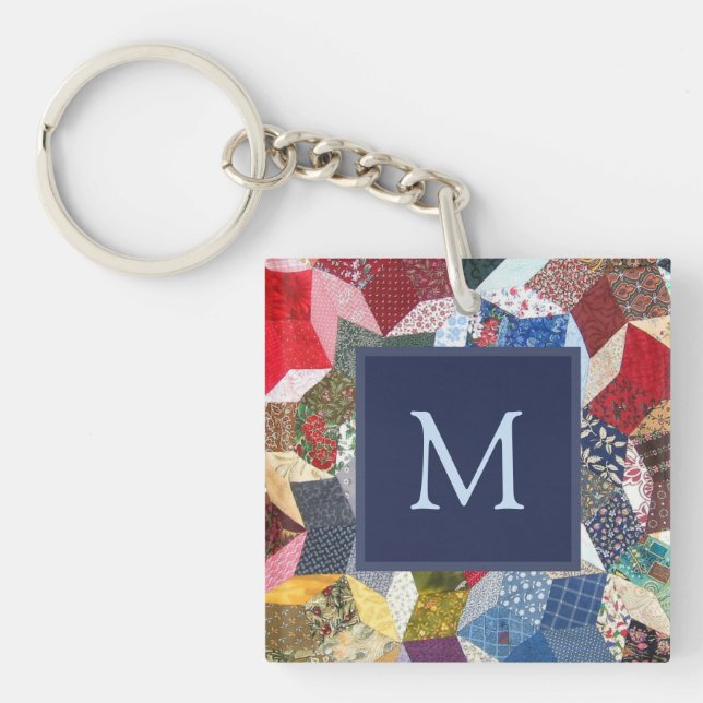 Dekupajslappteknik Stjärnmönster Monogram (Framsidan)