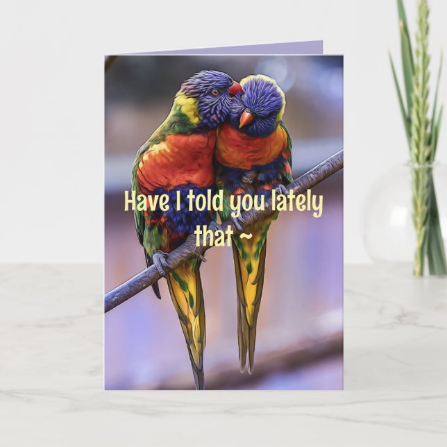 DEL ANNIVERSARY/KÄRLEK CARD TACK KORT (Framsida)