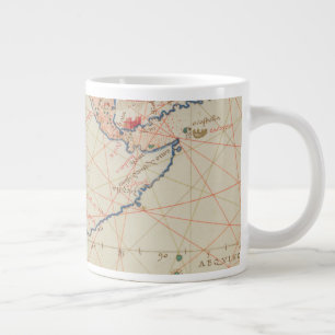 Del av Afrikan Världens Atlas Jumbo Mugg