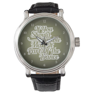 Del av danset armbandsur
