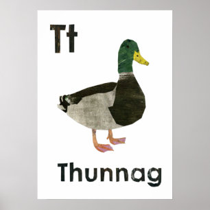 Del av en serie av illustrationer av alfabetet fö poster