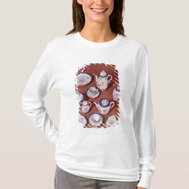 Del av en tjänste- Worcester monogrammed tea Tee Shirt (Framsida)