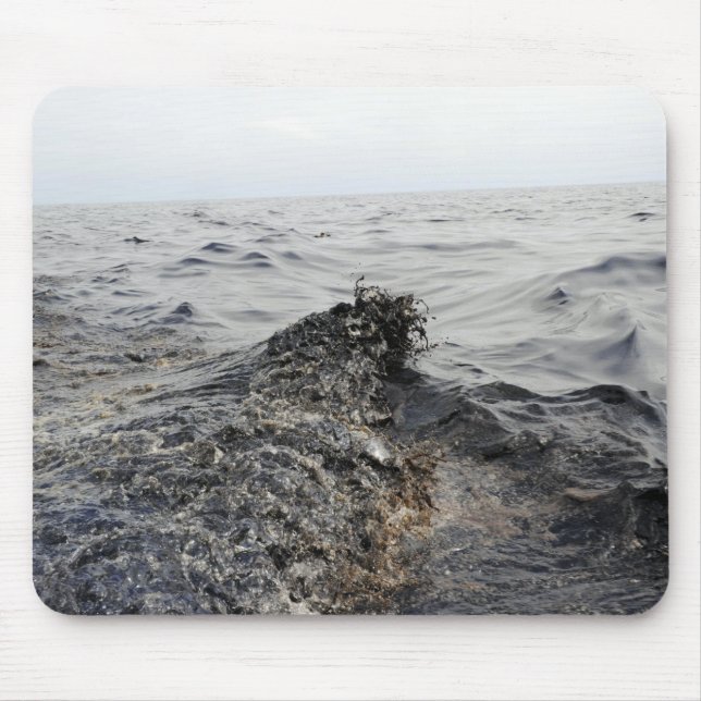 Del av ett oljebälte i Mexikanska Bukt Musmatta (Framsidan)