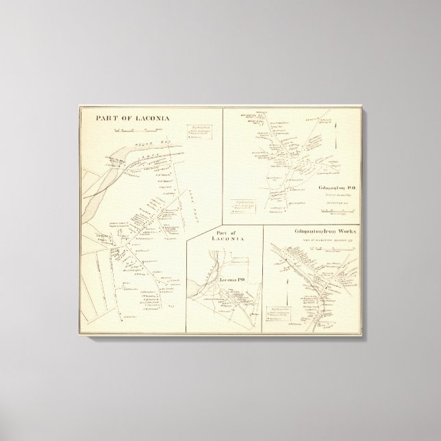 Del av Laconia Canvastryck (Framsida)