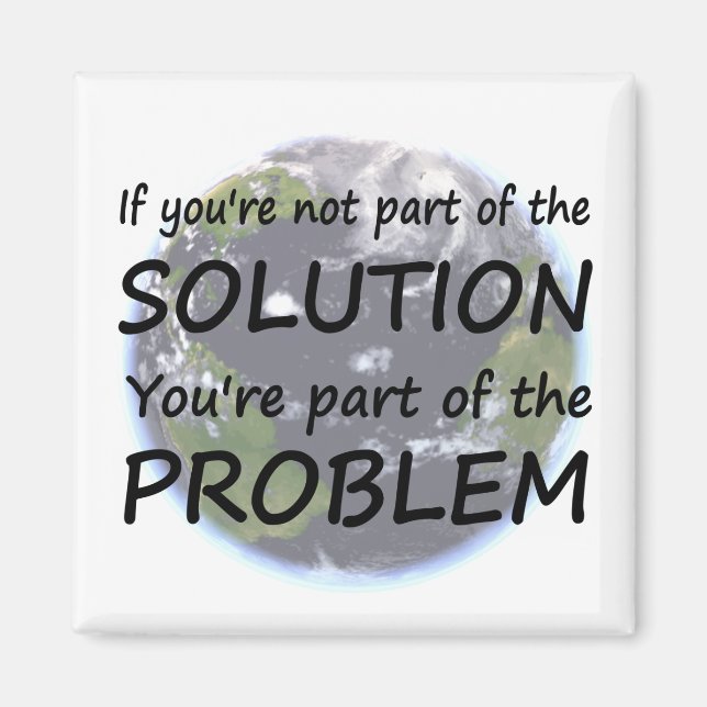 Del av lösningsmagneten magnet (Framsidan)