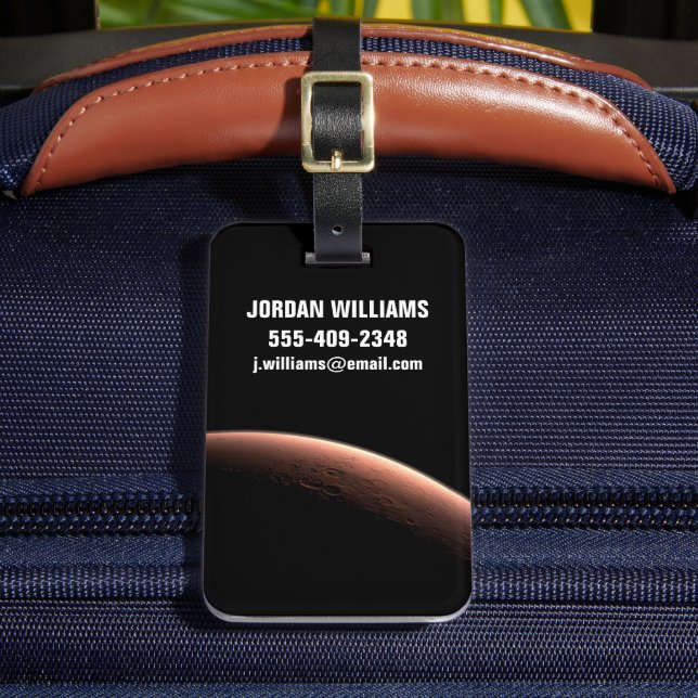 Del av Mars vid gränsen för ljus och Mörk. Bagagebricka (Framsida Insitu 2)