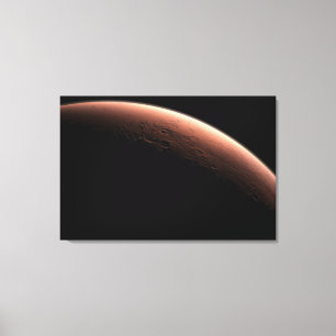 Del av Mars vid gränsen för ljus och Mörk. Canvastryck