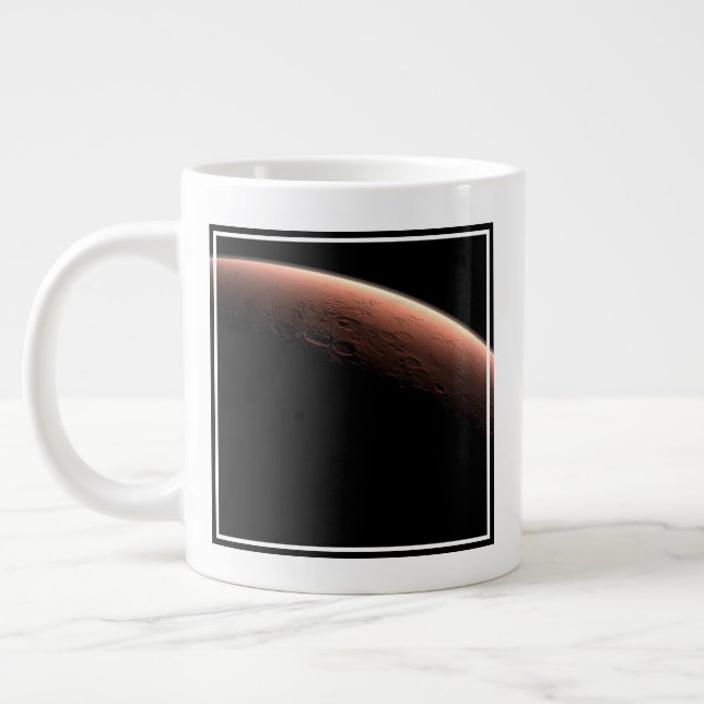 Del av Mars vid gränsen för ljus och Mörk. Jumbo Mugg (Vänster)