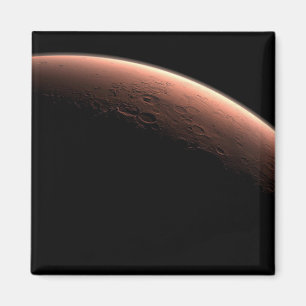 Del av Mars vid gränsen för ljus och Mörk. Magnet