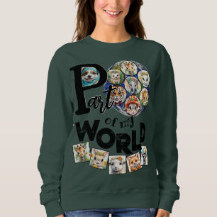 Del av My World Planet Earth Vibrant Family Text T Shirt