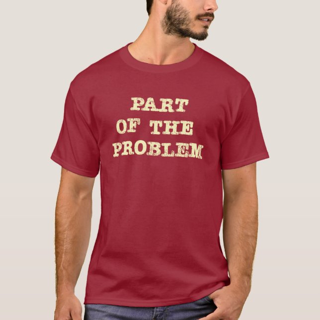 Del av problemet t shirt (Framsida)