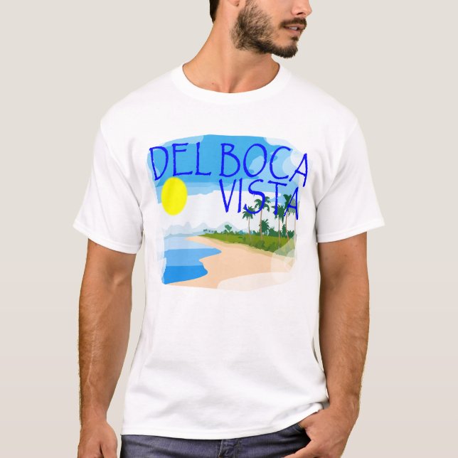 Del Boca Utsikt T-Shirt.png Tee Shirt (Framsida)