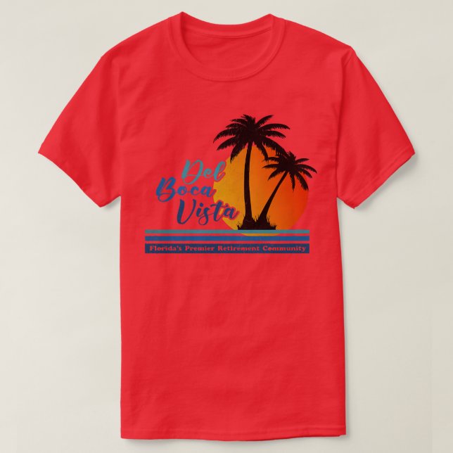 del boca vista Florida 12 TShirt T Shirt (Design framsida)