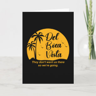 Del Boca Vista kläder Uni-vuxna Rolig Pension Kort