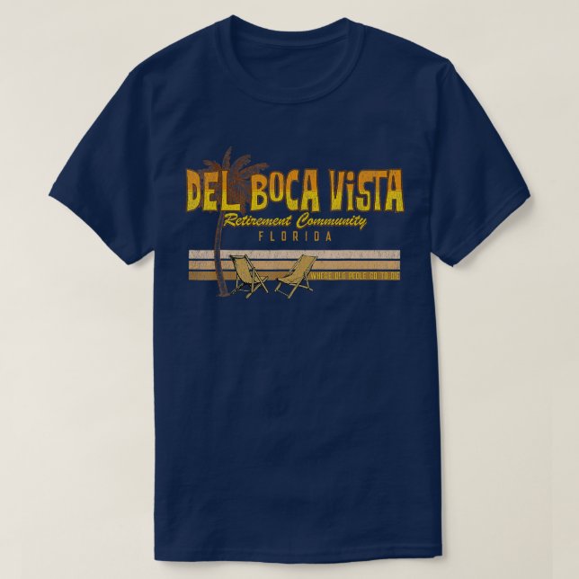 Del Boca Vista Pension Florida Summer T Shirt (Design framsida)