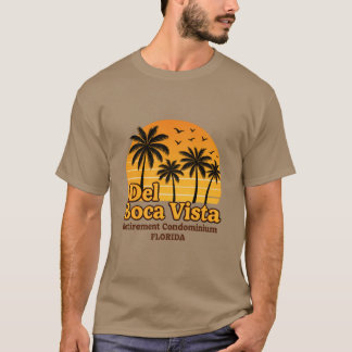 Del Boca Vista Pensionat Kondominium Florida Retr T Shirt