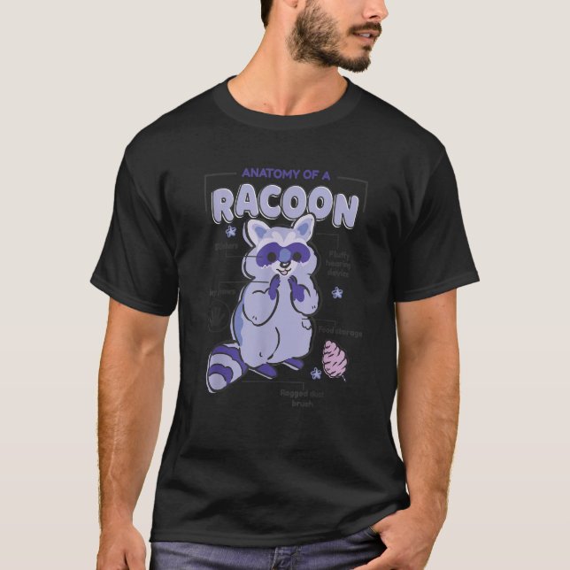 Del Brödanatomi hos en Rasion T Shirt (Framsida)