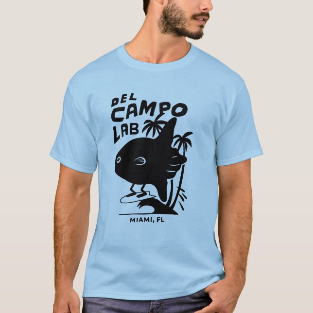 del Campo Lab Surfing Mola T-Shirt (Framsida)