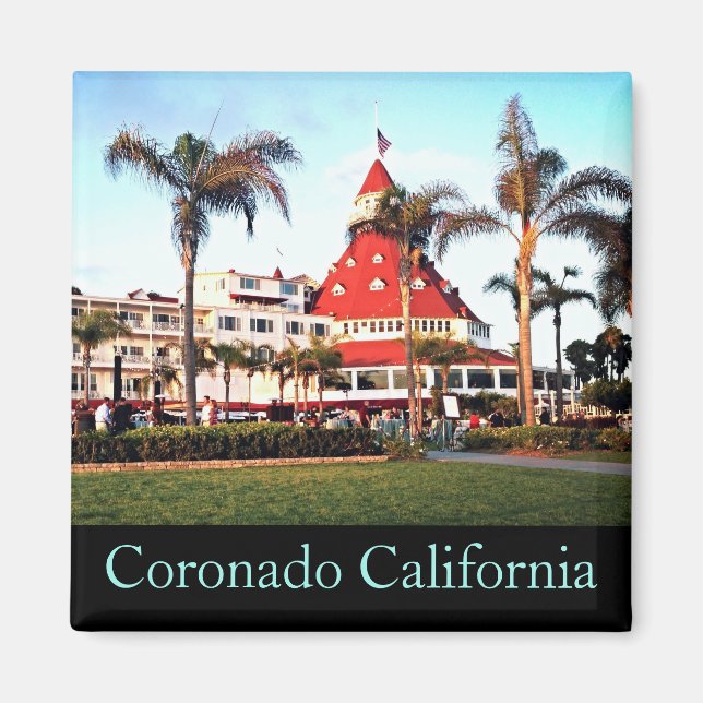 Del Coronado Hotel, Photo Magnet (Framsidan)