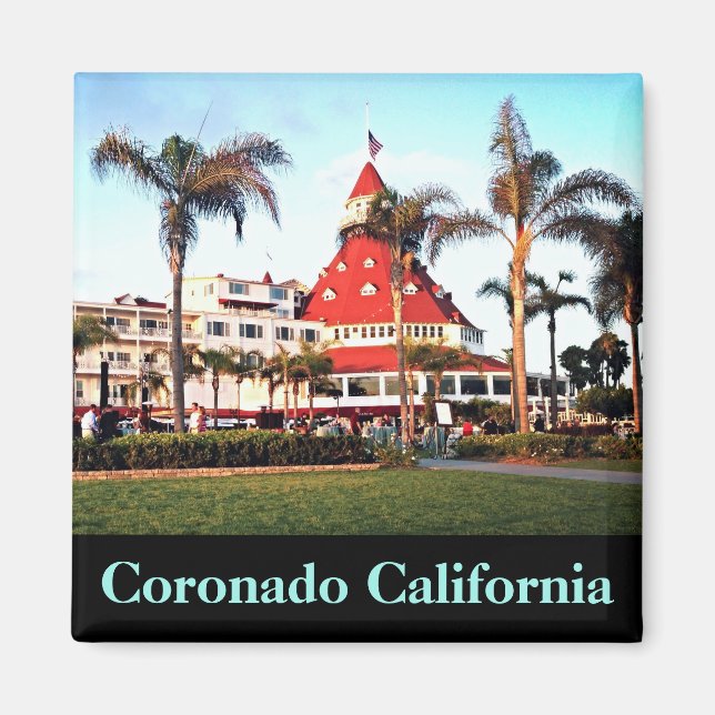 Del Coronado Hotel, Photo Magnet (Framsidan)