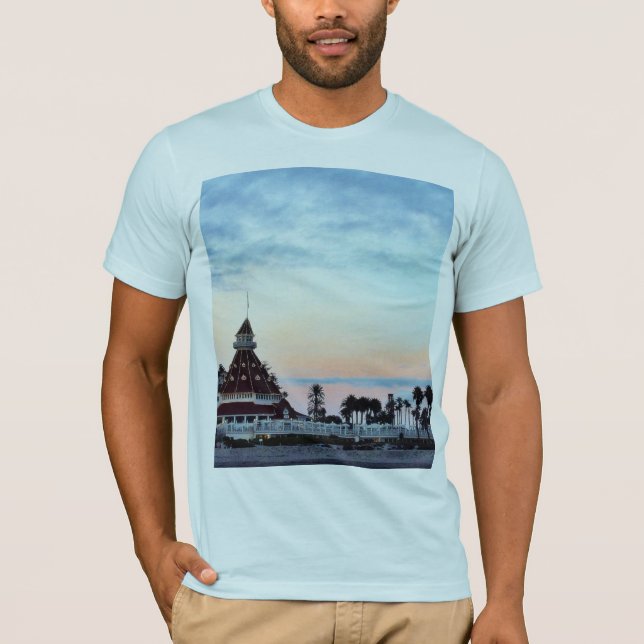 Del Coronado solnedgång Tee (Framsida)