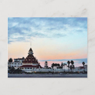 Del Coronado Sunset Vykort