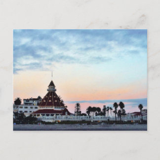 Del Coronado Sunset Vykort