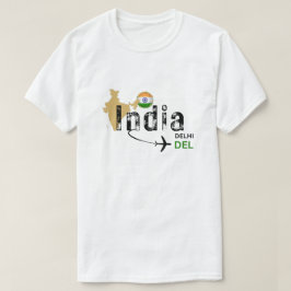 DEL Delhi flygplatskod T Shirt