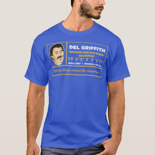 Del Griffith Shower Curtain Ringar Salesman T Shirt