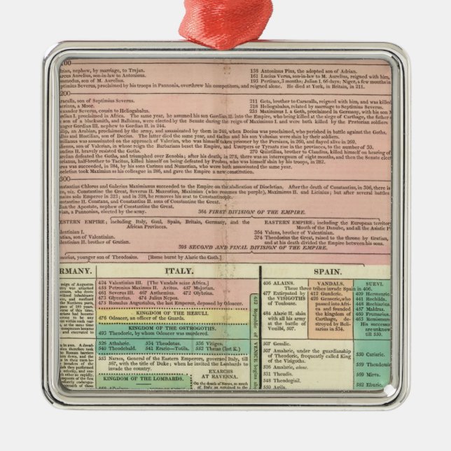 Del I Europa Julgransprydnad Metall (Framsidan)