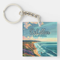 Del Mar California San Diego Beach Pacific Vintage